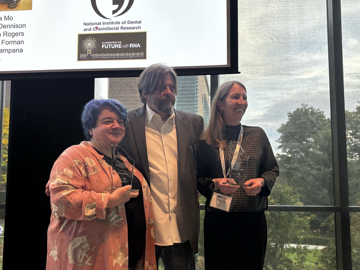 SCGDB1's tweet photo. We kicked off #SCGDB2026 with exciting awards talks from Dr. Licia Selleri and Dr. Katherine Fantauzzo, pictured with SCGDB President Dr. Matthew Harris https://t.co/zbO7dWzcfL