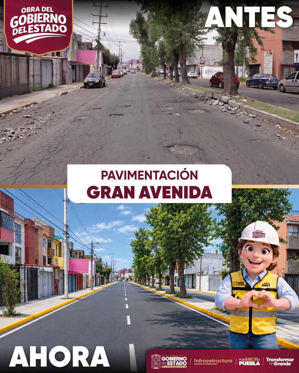 ReneCZ1's tweet photo. Ya remodelan fachadas y plantan árboles jajajaja la IA de @PartidoMorenaMx en Puebla, das pena orejón @armentapuebla_ https://t.co/6j4wUyvPSP