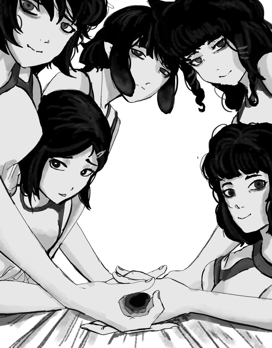 LaSweetnessArt's tweet photo. Choose one of us? Why not have us all? https://t.co/4unnYEHMZk