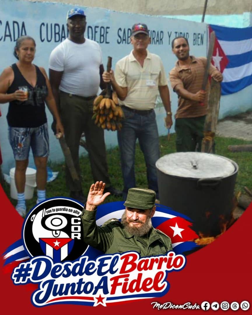 AidaRosaTunas's tweet photo. Con nuestras tradiciones nos mantenemos unidos. #DesdeMiBarrioJuntoAFidel https://t.co/g7Luj3MURS