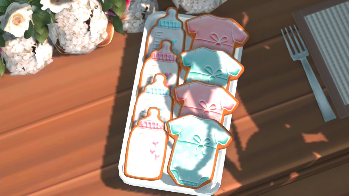 jayplaysims_yt's tweet photo. Baby Shower last preparations + Raj, having a case of main character syndrome https://t.co/ocrrhesuAm