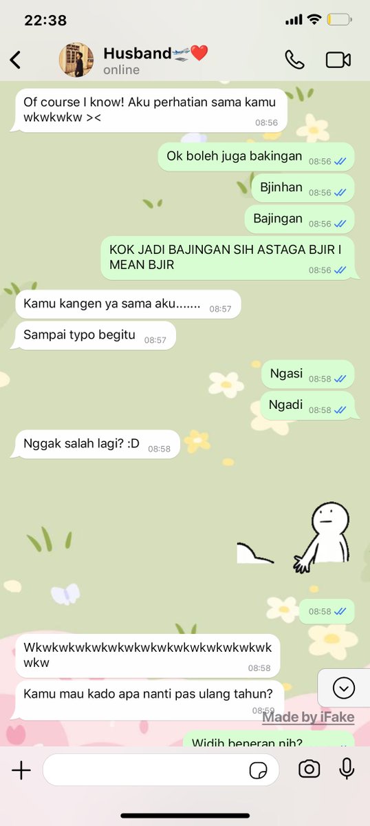 terecotta's tweet photo. #jogani dalam episode : Beginilah pagi hari Gani yang balas chat suaminya (kontrak) Joshua dalam keadaan setengah sadar.
—
#deernaong three tweets socmed fict https://t.co/5ut1hfPZXL