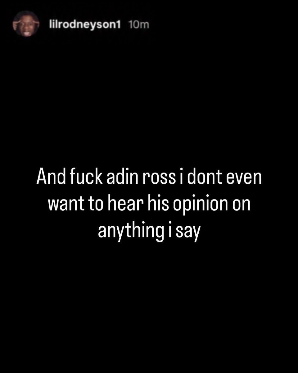 grxunt's tweet photo. Reggie just Called Out Adin Ross on his new IG story 😬👀

"And F*ck Adin Ross i dont even want to hear his opinion on anything i say" https://t.co/GRkmd7eQte