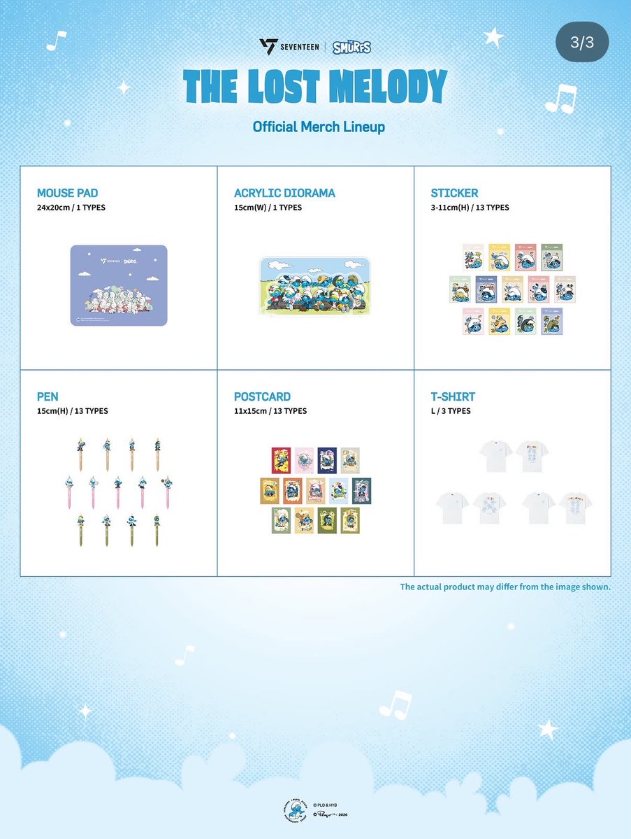 sound_of_ggyu's tweet photo. seventeen x smurfs official merch line up is here!!! 

figures, plushies, plush keyrings, and many more😭💸 https://t.co/IKbFhOZXsJ