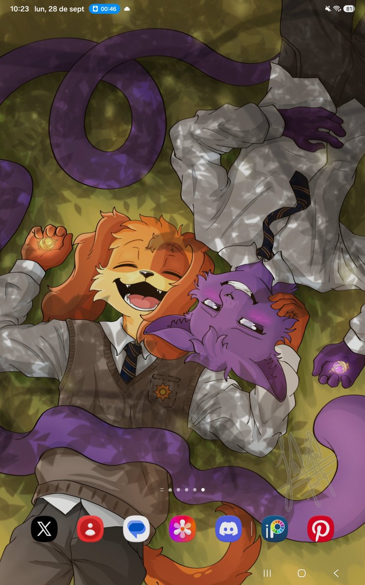 bowHK_art's tweet photo. I just realized this could make a really cute wallpaper :P https://t.co/fCFmeGupSp