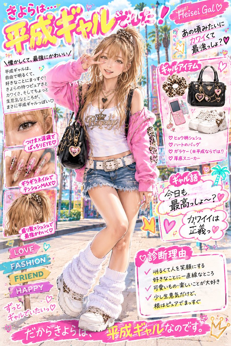 00tunnel00's tweet photo. AIに私を｢ギャル｣にしたら？って聞いてみた
可愛くしてくれたにょ😍
平成ギャル最高✨✨✨ https://t.co/95ygXMkOc7