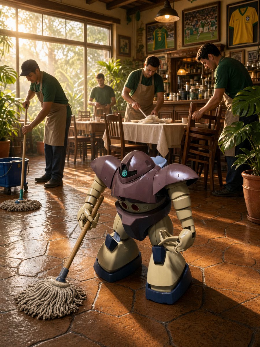 tiny49188677_'s tweet photo. みなさんおはようございます⭐️

ゴッくん🤖ブラジル料理屋勤務
ゾゴッくん🤖ラーメン屋勤務
ジュアッくん🤖マグロ漁船、撒き餌担当
マンロディ🤖コンビニ店長見習い

本日もよろしくお願いします😆
#ジオン水泳部 #ガンプラ好きと繋がりたい #仕事 https://t.co/kWE3vLXJXh