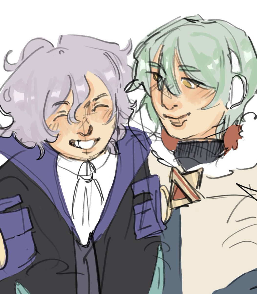 cardboardboy05's tweet photo. First time drawing Mitya properly - he's such a cutie #GenshinImpact #alyosha #mitya #art #fanart https://t.co/Be5iHiteYi