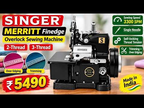 GadgetsShiksha's tweet photo. Are you looking for a 3300 SPM 2 Thread Overlock Sewing Machine? Check out the #Singer Merritt Finedge 3300 SPM 3 Thread Overlock Sewing Machine! #Singer #Overlock #Sewing #Machine #OverlockSewingMachine #SingerOverlockSewingMachine #Review ►https://t.co/6tBh2UE0z5 https://t.co/KgXDypvnJJ