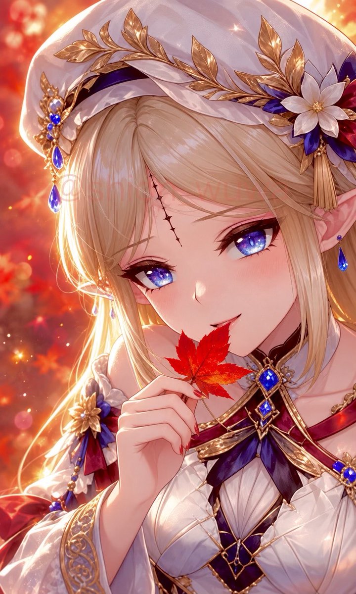 shion_wuwa's tweet photo. カルテジアちゃん

「義人様……秋が来ますね……🍁」

#カルテジア #卡提希娅 
#Cartethyia #카르티시아 
 #鳴潮       #WutheringWaves   

(※個人の激しい妄想です) Vol.131 https://t.co/RtEvp7DNm1