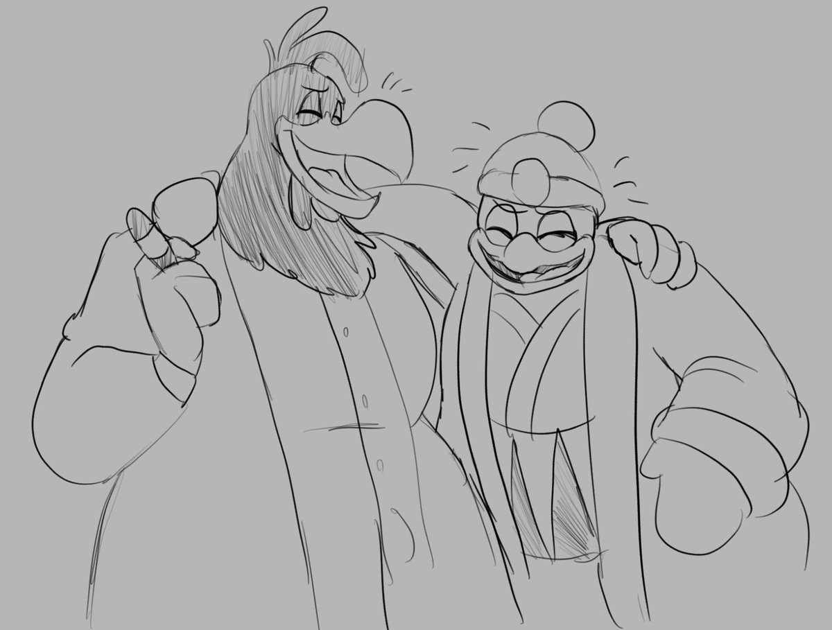 BobaTsuyu08's tweet photo. Foghorn and King dedede sketch :>

#looneytunes https://t.co/o9xSGKPbYP