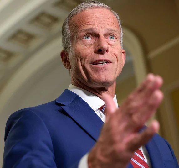 chuckM76's tweet photo. John Thune you can’t blame the democrats when the Republicans hold the majority.  You need to take your lies and pack your bags and get the hell out. https://t.co/kx2tffRXLd