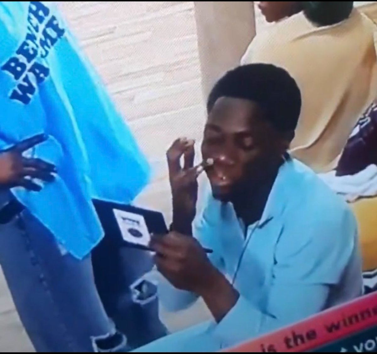 beautysfullhair's tweet photo. RIP to Joshua Opeyemi’s Premolar 
             
                                        - laid to rest by Keivo

#bbnaija 
#bbnaija11 https://t.co/rYbj7kxgcB