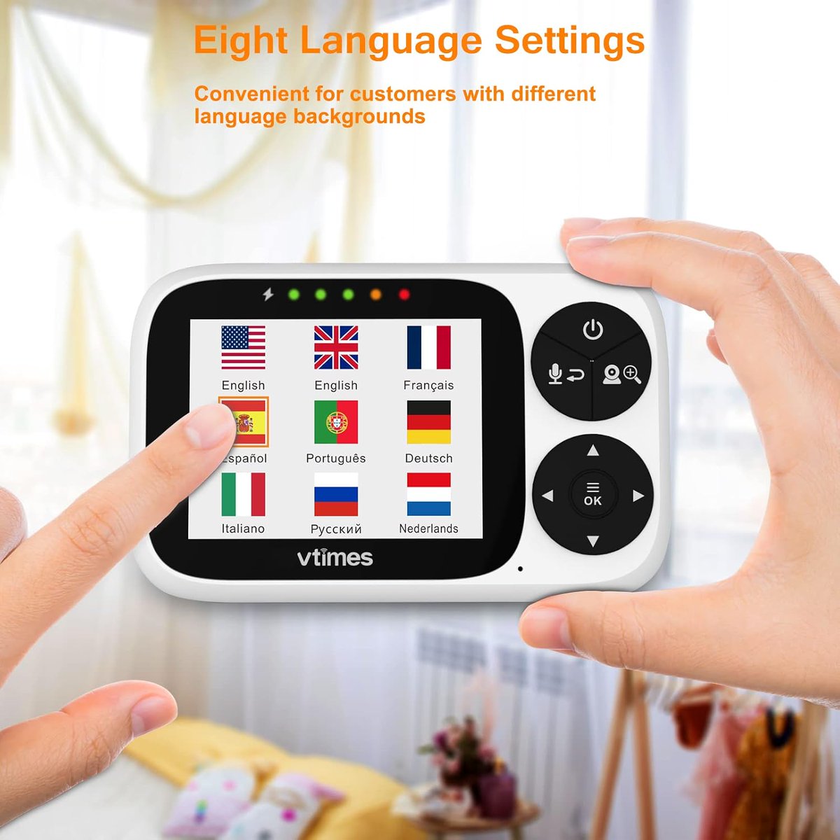 Vtimes_Brand's tweet photo. Every family has its own way of communicating — VTimes Baby Monitor makes parenting easier with multilingual support. 

A smarter baby monitor made for modern families everywhere. 

#babytech #parentingtips #babygear #newbornessentials #modernparents #smartbabymonitor https://t.co/8u8PidZVpw