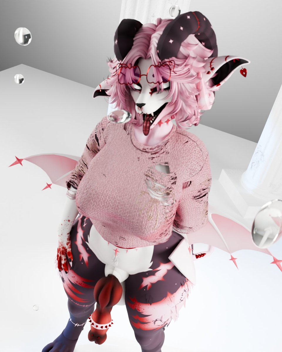 OverRoyal_luv's tweet photo. 𝑩𝒍𝒐𝒐𝒎𝒊𝒏𝒈 𝑮𝒐𝒂𝒕

#furry #furrynsfw #vrcnsfw #lewd https://t.co/6ZjhuLhbV1