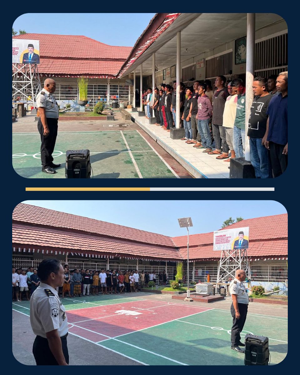 RutanRaba's tweet photo. Indonesia Raya Bergema di Rutan Raba, Semangat Nasionalisme Terus Ditanamkan

#Kemenimipas #AgusAndrianto #DitjenPAS GunGunGunawan #KetutAkbarHerryAchjar #DitjenPASNTB RBKunwas https://t.co/VhGpHUG1OK