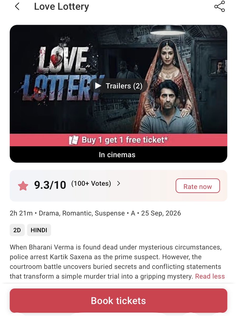 SamSiff's tweet photo. A MUST WATCH! 🎬🔥

LOVE LOTTERY

A movie that brings the other side of marriage, relationships, emotional abuse and the legal battle faced by men to the big screen.

A gripping story with love, marriage, mystery and courtroom drama.

If you want to understand what many men go through after marriage, watch this movie.

Go watch #LoveLottery in cinemas.