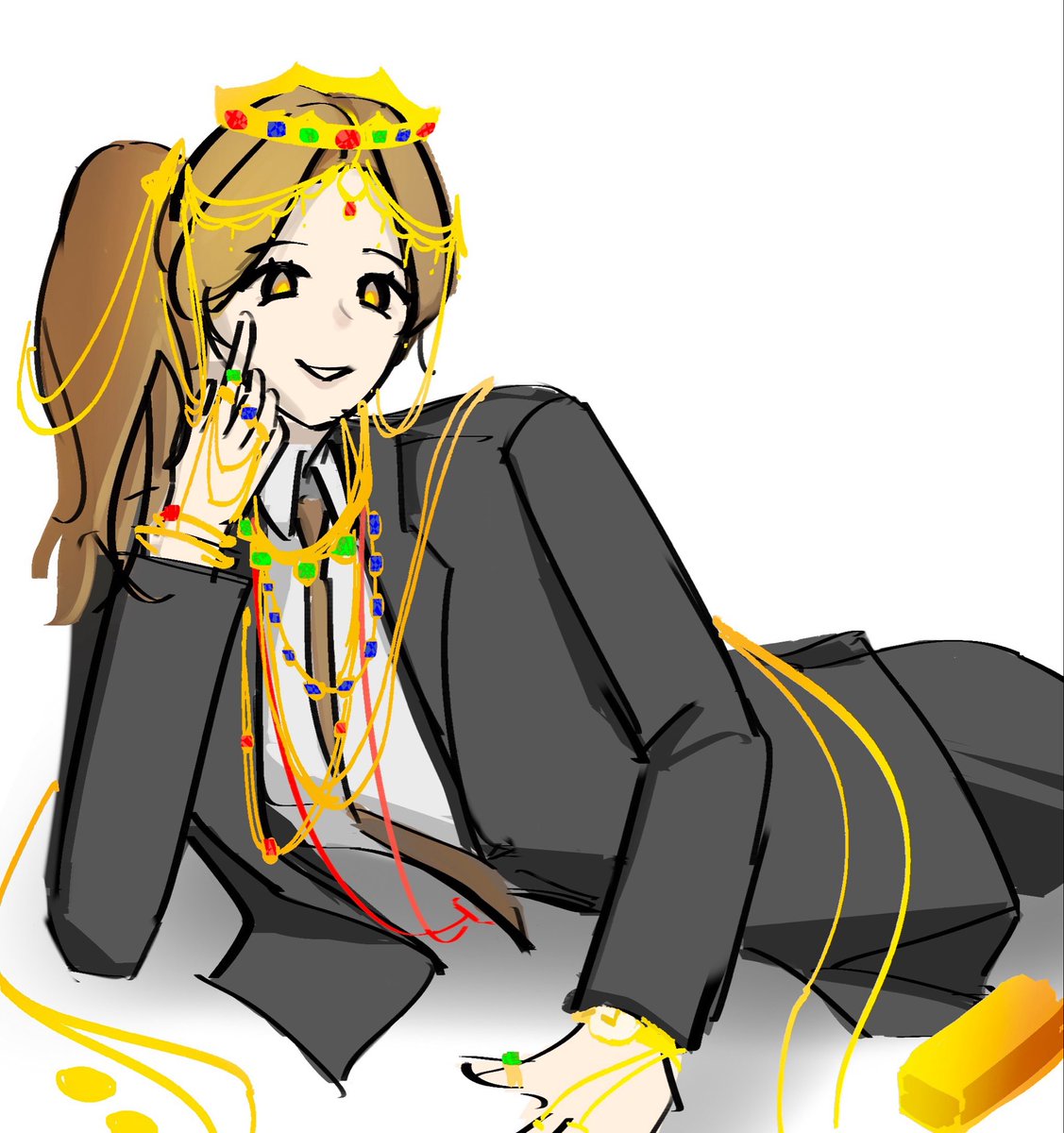 yuzumango123's tweet photo. thank u for 69 followers heres a doodle i did of kang yihak today bc i miss her 🥲 https://t.co/nVQn06uydA