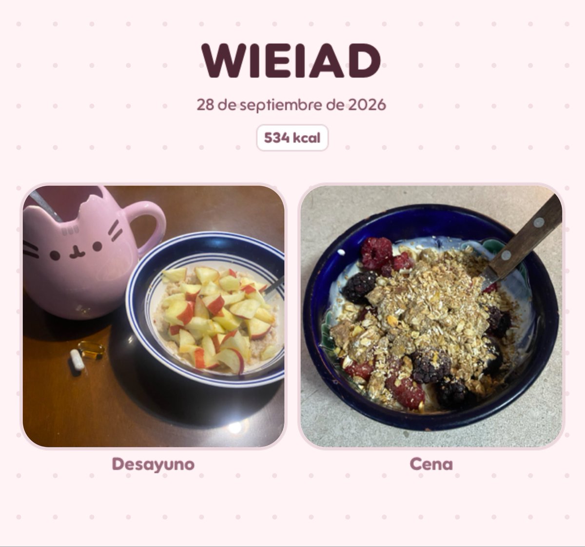 kii_val's tweet photo. 534kcals en total el día d hoy nwn

La avenita y el yogurt con fruta es lo mejor q existe chicos, los amo tanto komo a mi nv waa ojala comer así siempre https://t.co/ibysHj24Sl