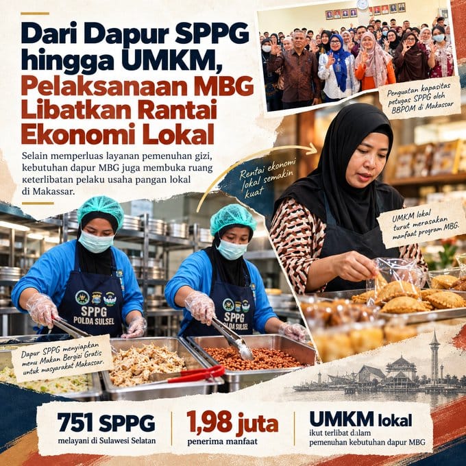 KarmanTejo's tweet photo. Dari dapur SPPG hingga UMKM, pelaksanaan MBG libatkan rantai ekonomi lokal
#MakanBergiziGratis
#ManfaatMBG
#CegahStunting
#DukungMBG https://t.co/3SVRpx8NuV