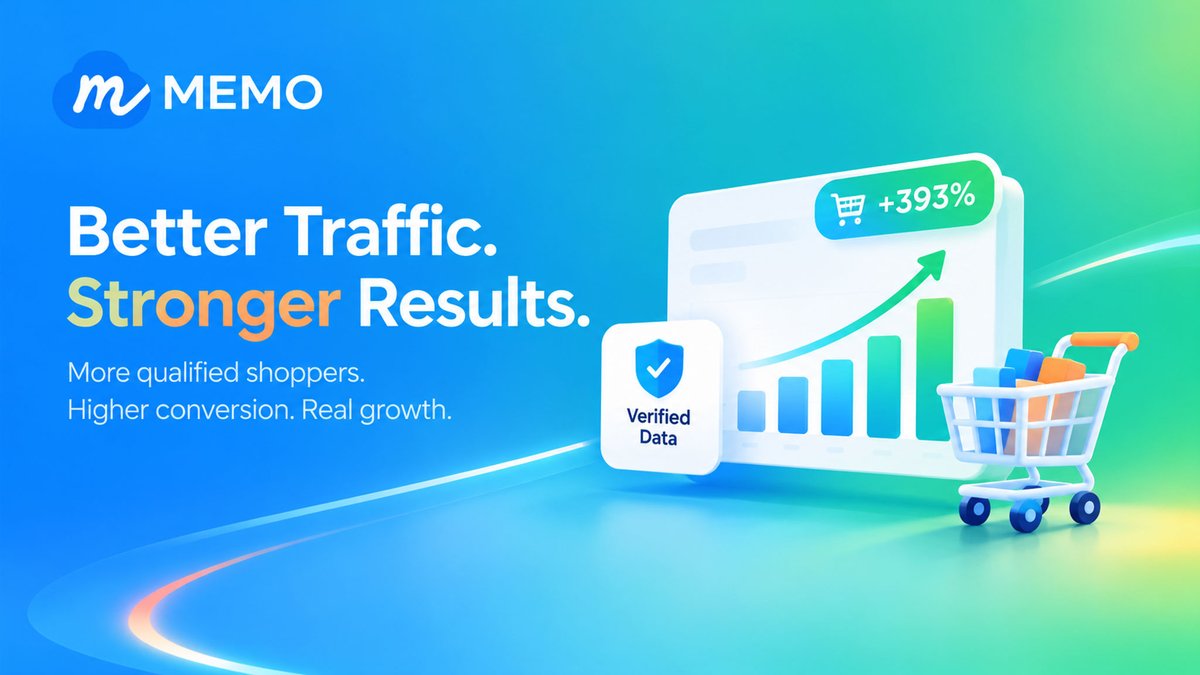 MemoLabsOrg's tweet photo. AI shopping traffic converted 38% worse a year ago. Now 42% better — and up 393% YoY (Adobe).

Agents choose on verifiable data, not ads.

DataDID gives data a verifiable identity. https://t.co/KwSYej4uQt