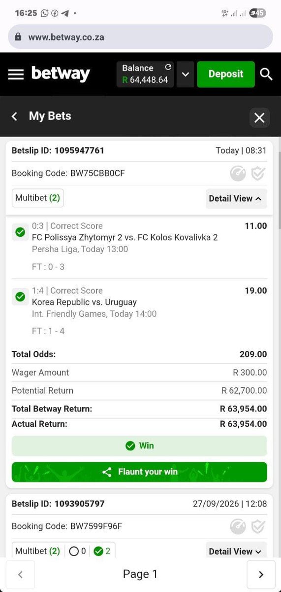 BetwaycodeSA's tweet photo. 💥 CAUGHT EARLY. CASHED THE RESULT. 🏆🔥

Yesterday’s 209.00 odds early slip came through! ✅🎯
🎉 Big congratulations to everyone who got in early!

💪🔥
📩 Want the next one? DM “JOIN” — bookings are open.

#Betway #SouthAfrica #Zimbabwe #Zambia #Botswana https://t.co/7o2VgalSn2