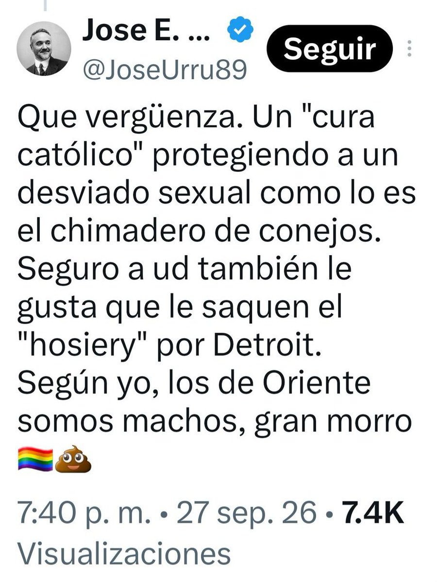 LeninistaLuis's tweet photo. Guarden este tuit para cuando este patán estúpido quiera postularse para cualquier cargo. https://t.co/9OwztiMkQg