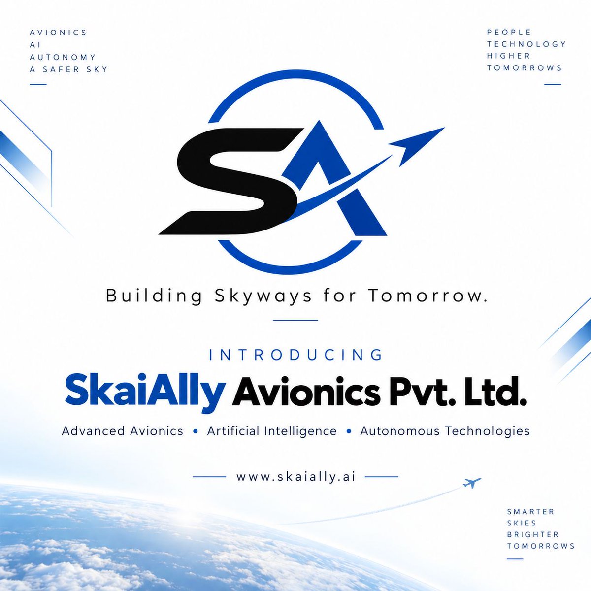 SkaiAlly's tweet photo. Introducing SkaiAlly Avionics Pvt. Ltd.
We're on a mission to shape the future of aerospace through advanced avionics, artificial intelligence, and autonomous technologies.
This is just the beginning. Join us on our journey!
Visit our website: https://t.co/CSYIPZY94J https://t.co/7w7qVSHgLa