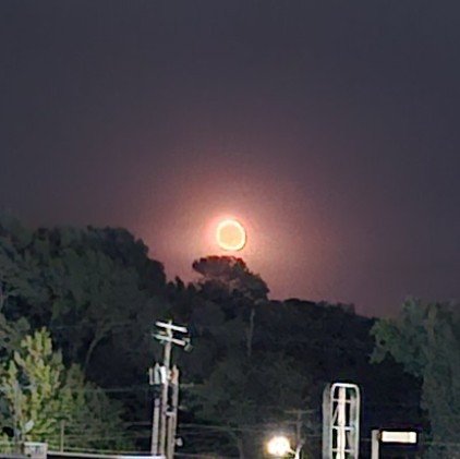 KindlyK9Trainin's tweet photo. The moon is still full 
and its red tonight.

Rest well old souls. https://t.co/46ZFzCHTJP