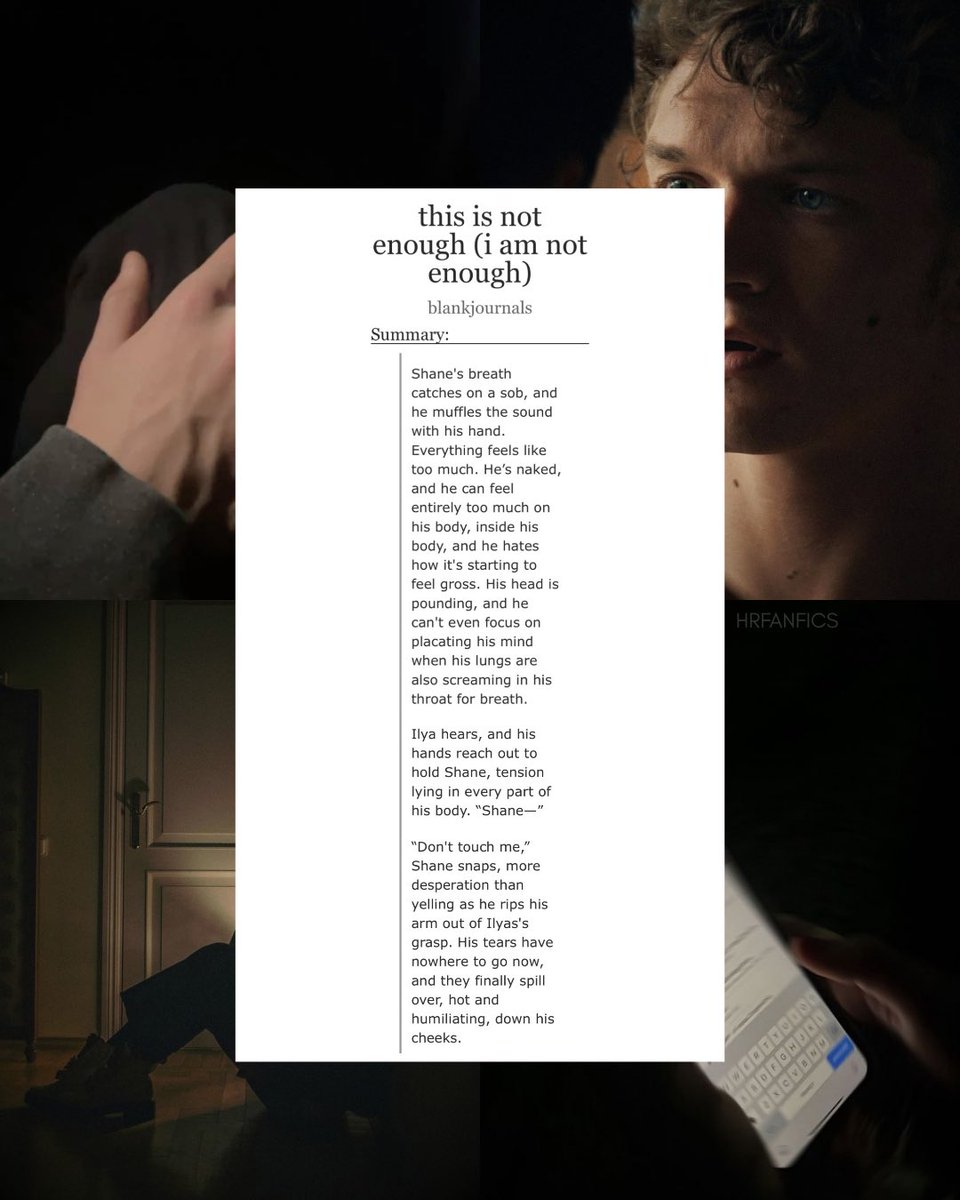 HRfanfics's tweet photo. “this is not enough (i am not enough)” by blankjournals

🔗 https://t.co/lAQPwY2O2t https://t.co/oz1MbvLZyI