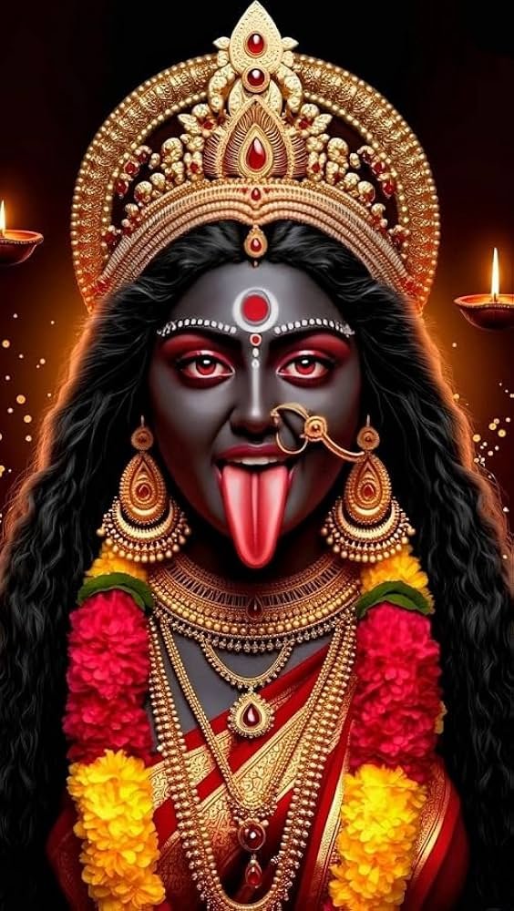 Raj834's tweet photo. करालवदनां घोरां मुक्तकेशी चतुर्भुजाम्।
कालिकां दक्षिणं हस्तं खड्गं खप्परमदक्षिणम्॥
शेषयोर्हस्तयोश्चैव अभयं वरदं तथा।
महामेघप्रभां श्यामं तथा चैव दिगम्बरीम्॥

जय मां काली 🙏 https://t.co/bhv7GprXEV