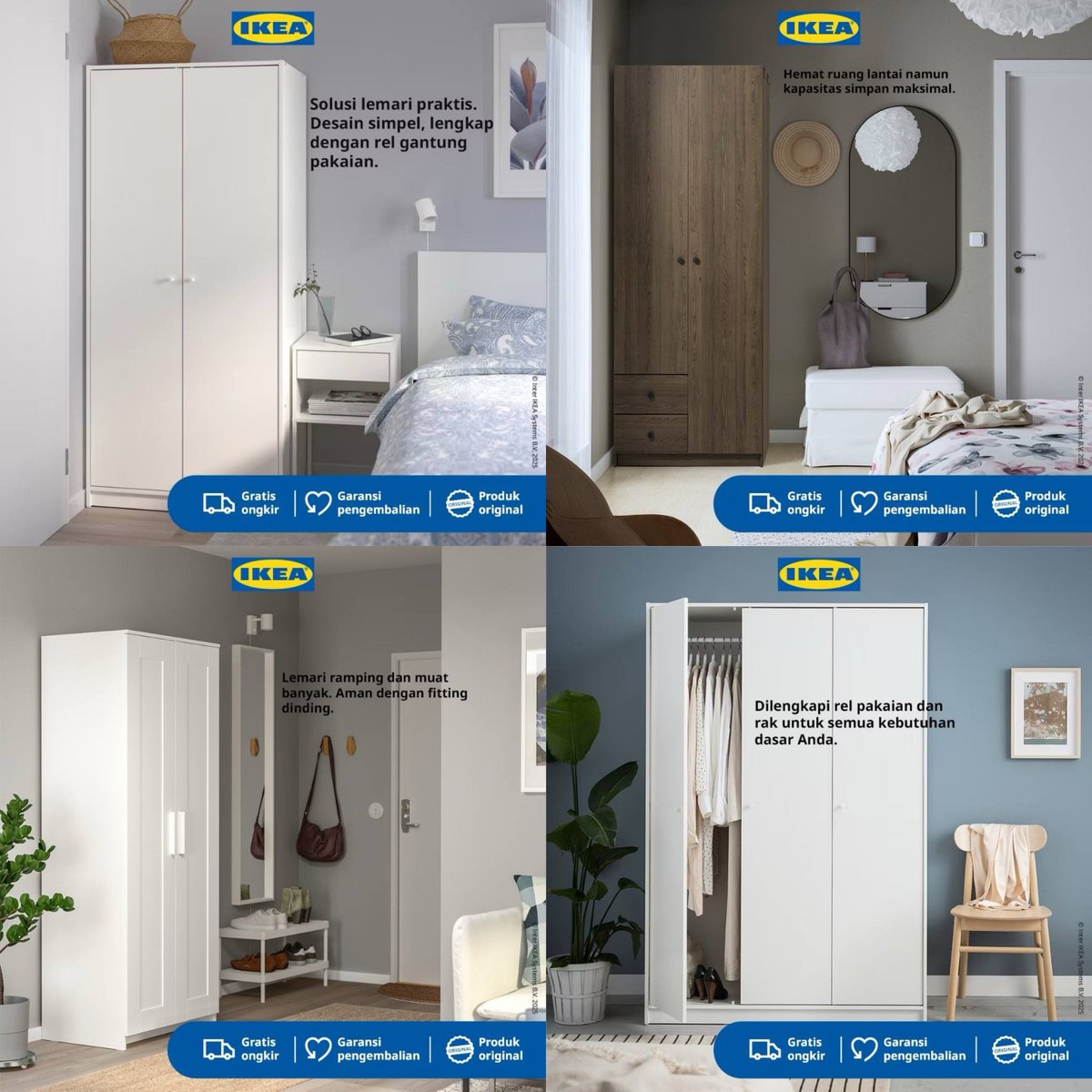 RekomenShopee00's tweet photo. Rekomendasi Lemari Minimalis Dari Ikea ✨️

A Thread https://t.co/xWXIbso5TY