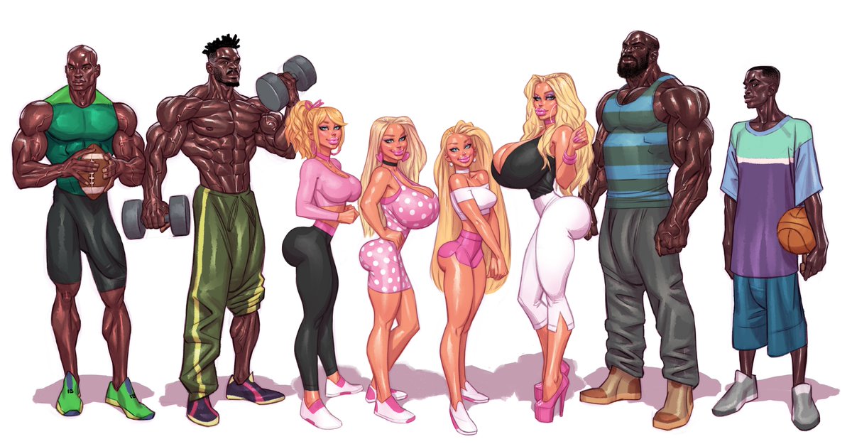 supersano12's tweet photo. @HottSriracha @HammerTymeWork @PITerotic I've been around for a long time, two of these are from 2016 lol. Always been a huge fan! Little short stories or these hints at larger groups are always my favorites. https://t.co/xG72vQaq5b