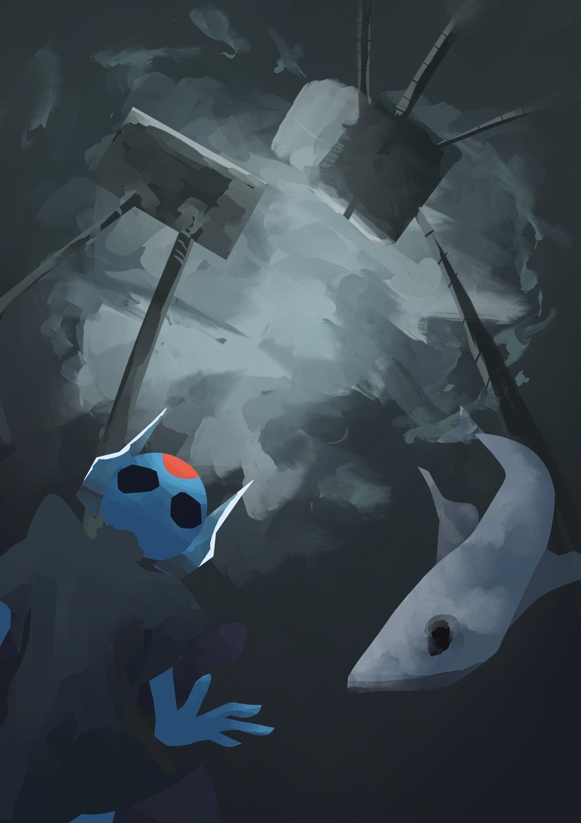 GausionBlur's tweet photo. Underwater
#RainWorld #Art 

Fish https://t.co/zv7oJPet6K