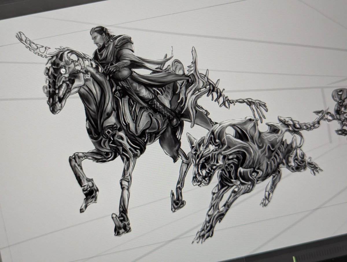 starkissedvixen's tweet photo. Adoring this piece so far 😍

#warframe #duviri #warframefanart #tennocreate https://t.co/9RTKsIwhIq