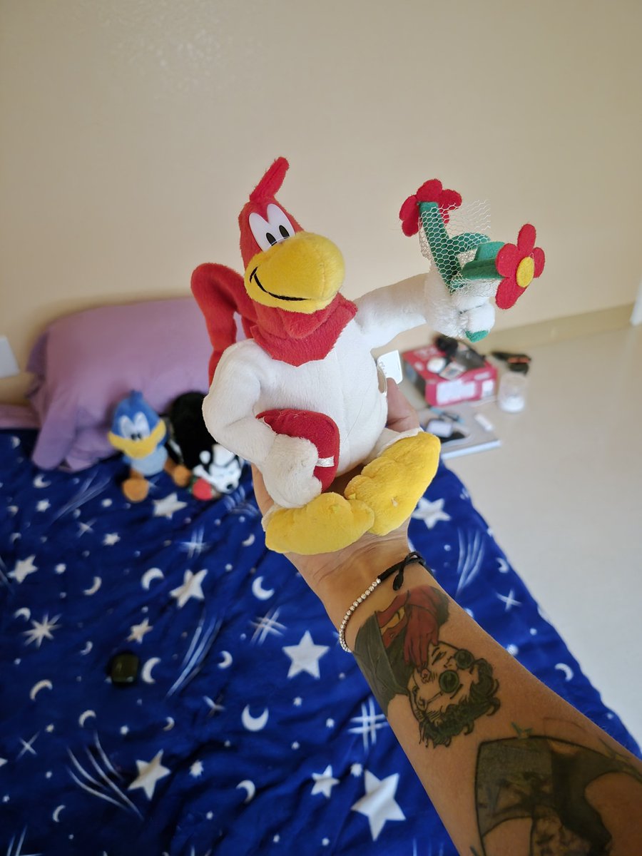 BrxadMilk's tweet photo. ES QUE NO PUEDO AJJAJAJAJA 
Esta kawai y todo pero yo crei que estaría mas grande,no llega ni pa la muela 😭
#looneytunes #FoghornLeghorn #galloclaudio https://t.co/UwqjiOa6nQ