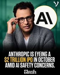 Declan_on_X's tweet photo. Anthropic wants a $2 trillion IPO. If it hits that mark, it’ll be the largest public offering ever. Comment below if you think anthropic will hit the $2 trillion or not. https://t.co/TkOJtzftNi