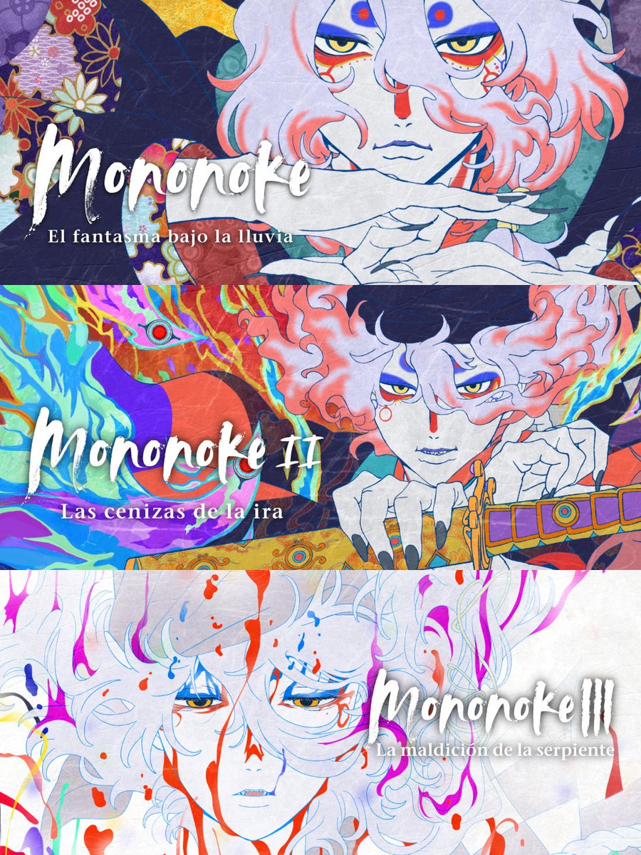 NetflixLAT's tweet photo. 👺Forma 👁️Verdad 💔Razón, por  última vez. 
‘Mononoke III: La maldición de la serpiente', ya disponible en Netflix. https://t.co/4XPdvtPZXM