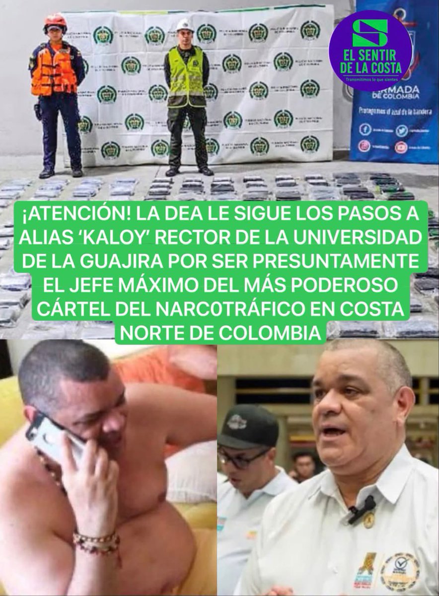waldoalarconho1's tweet photo. Cuestión de tiempo para que los corruptos de @fecode salgan a marchar contra el gobierno tras la vinculación de alias ‘Kaloy’, rector de la Universidad de La Guajira, con el narcotráfico en la región. Fieles a su estilo, dirán que la justicia es una "persecución" a la educación. https://t.co/TUqe9deAw5