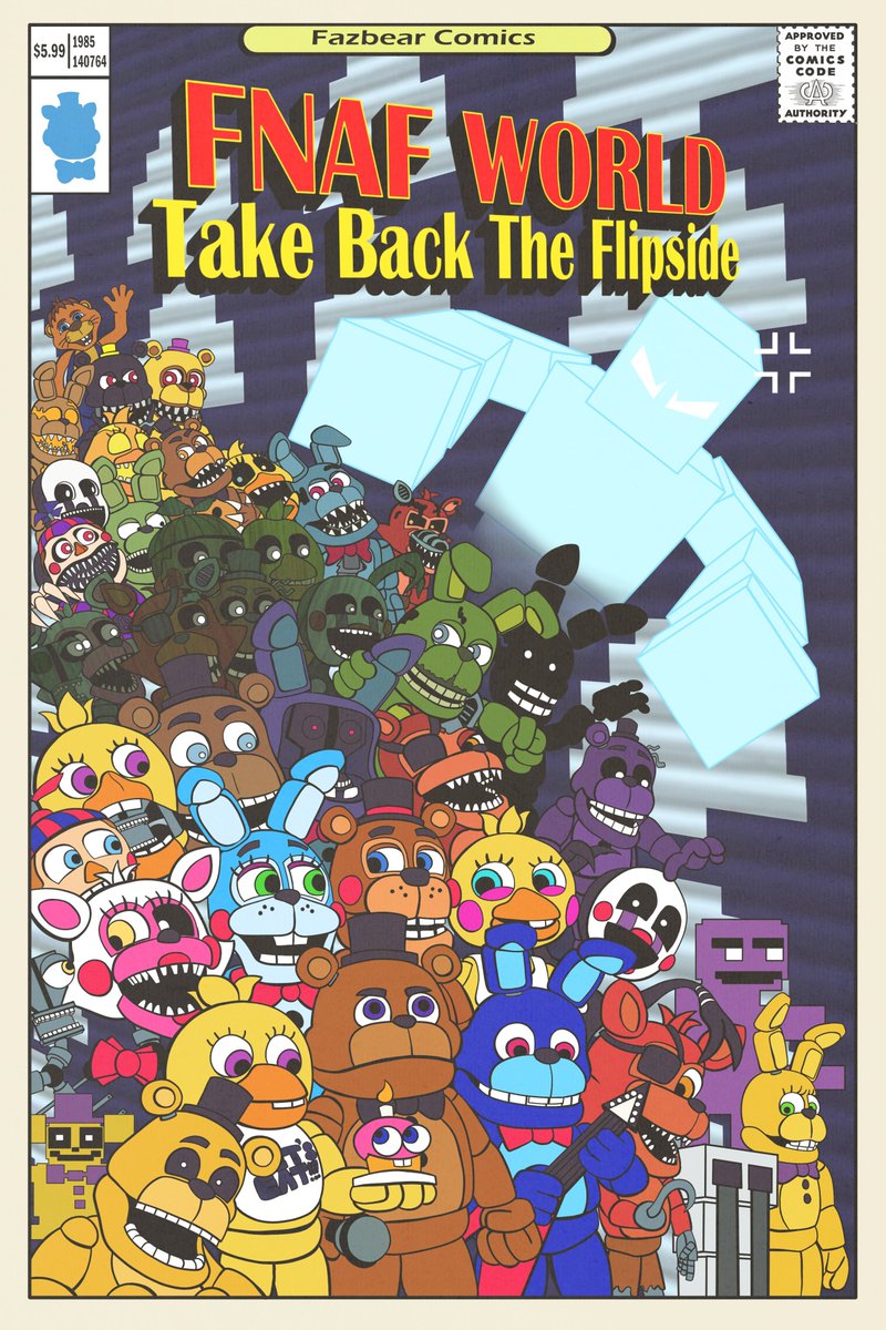 Webs_62's tweet photo. "FNAF World Take Back The Flipside"
With and Without Paper Texture
#FNAFWorld2 #FNAFWorld #Fanart #Digitalart #FNAF #fnafanart https://t.co/6iYeLIQNiJ
