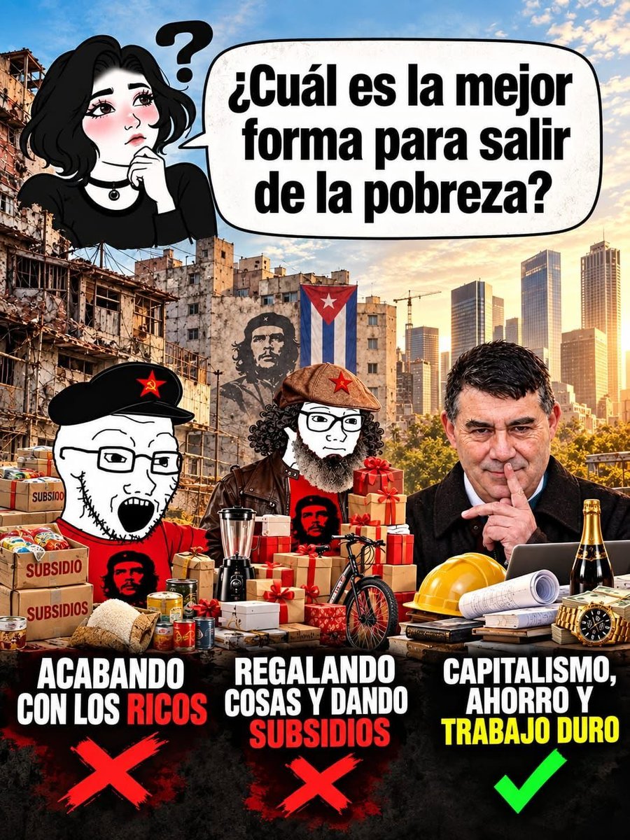 pedropabtaboada's tweet photo. La pregunta que los comunistas no tienen clara la respuesta. https://t.co/ncFCgCfOY9