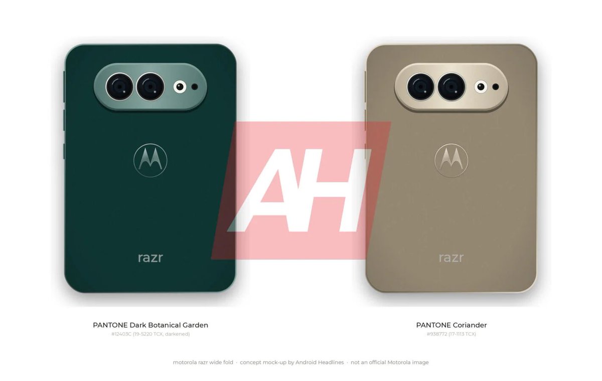 pentolgadget's tweet photo. Motorola is cooking something different 

Teaser resminya udah muncul. Bentuknya lebih pendek + lebih lebar, beda dari Razr Fold yang sekarang.

Nama dan speknya masih misterius.

Would you pick this form factor? 

#Motorola #Razr #Foldable #Gadget #PentolGadget https://t.co/TlQQhWCWK8