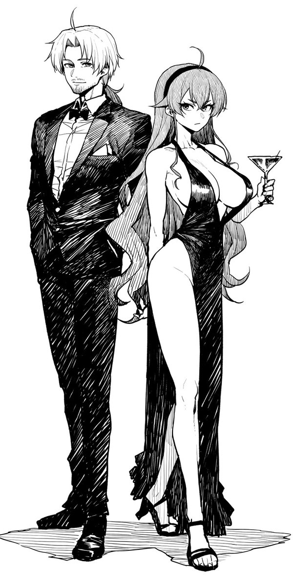 Drowsy_sheep's tweet photo. Rudeus &amp; Eris / ルーデウス x エリス
イケおじ… https://t.co/jpRJ95PihV
