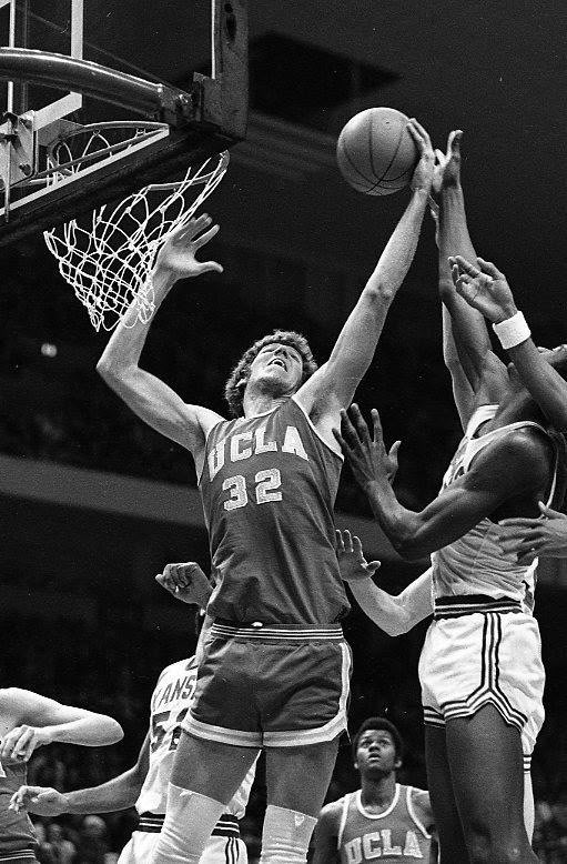 mckoosa1's tweet photo. -- Bill Walton's Last Ever game as a UCLA Bruin Superstar - The 1974 Consolation Game against Kansas for 3rd and 4th place in the NCAA Tournament at Greensboro Coliseum in Greensboro, NC -  Norm Sloan's North Carolina State Wolfpack played Al McGuire's Marquette Warriors for the Title in the Championship Matchup --