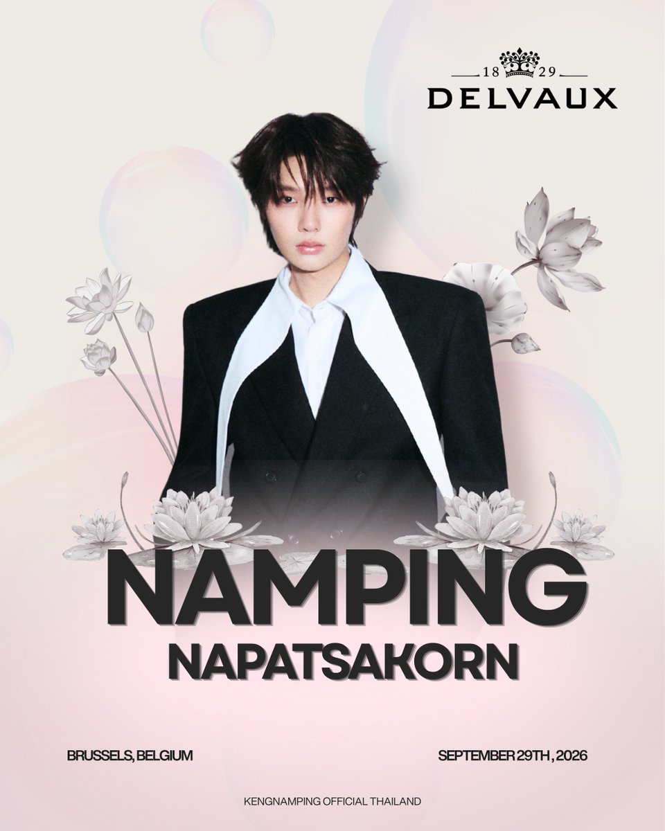 KengNampingOFC's tweet photo. A new journey begins in Brussels. 🇧🇪✨
— #NampingStarInBrussels

Can’t wait to see Namping Napatsakorn in Brussels, stepping into Hans Op de Beeck’s artistic vision through the world of Delvaux, where art, imagination, and craftsmanship come together. 🤍

@nampingnapat 💫 https://t.co/gep7j18Rbn