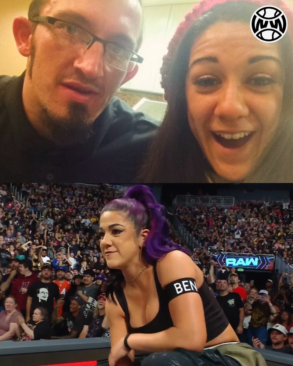 WrestlingWCC's tweet photo. Bayley was rocking a ‘Ben’ armband for Pac on Raw ♥️ https://t.co/01T5gTow9J