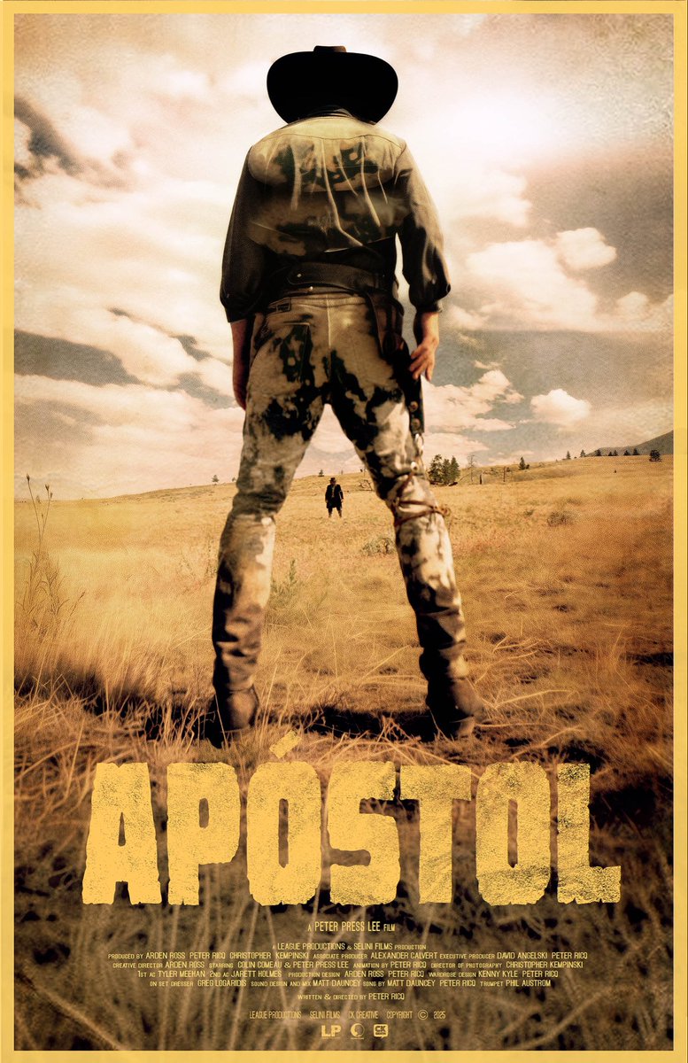 Alex8Calvert's tweet photo. our short film APOSTOL premieres at the WYO Film Festival in Sheridan on October 3rd. https://t.co/P8zpITkSzk
