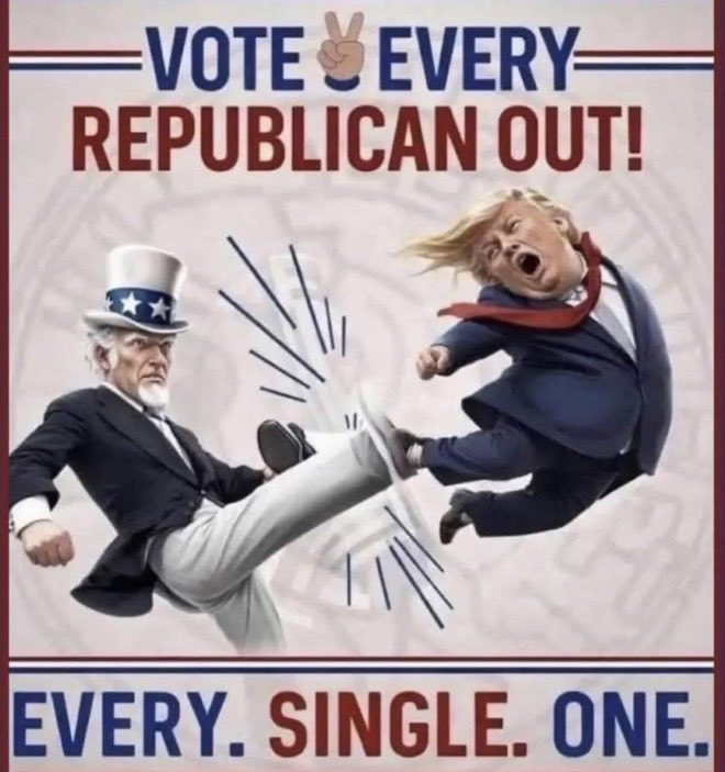 WingertTom's tweet photo. JUST VOTE BLUE! Please do your Part! #VoteBlueToStopTrump https://t.co/DhcDoSwOQ2