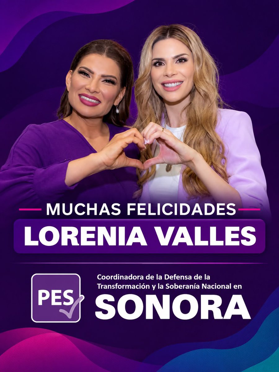 palomateranv's tweet photo. Felicito con mucho cariño a mi amiga y compañera @LoreniaValles_ por su nombramiento como Coordinadora Estatal de la Defensa de la Transformación y la Soberanía Nacional en Sonora. Desde el PES Sonora cuenta con todo nuestro respaldo en esta nueva responsabilidad.

Reconozco en Lorenia a una mujer de convicciones, con una amplia trayectoria de servicio y un profundo compromiso con las y los sonorenses. Estoy segura de que asumirá esta encomienda con entrega y responsabilidad.

Mi reconocimiento también a @MaDoloresRio , @JavierLamarque_ , @CelidaLopezc , @FroylanGamezG y @DelValleColosio por el esfuerzo, la entrega y el compromiso con los que fortalecieron a nuestro movimiento durante este proceso.

Como lo ha expresado nuestro gobernador @AlfonsoDurazo , la unidad y el compromiso con la gente son fundamentales para seguir fortaleciendo la transformación de Sonora. Hoy nos corresponde seguir sumando, trabajando en equipo y poniendo siempre por delante a nuestro estado y a su gente.