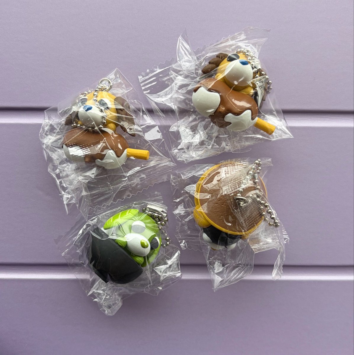 t_are_4's tweet photo. 【交換】お茶犬 和菓子マスコット

譲：リョク、ロン、ムハ
求：ハナ

郵送希望
ハナを2つ求めています、1⇔1の交換でも大丈夫です
検索からもお気軽にお声がけ下さい https://t.co/Kl8MhpXEre
